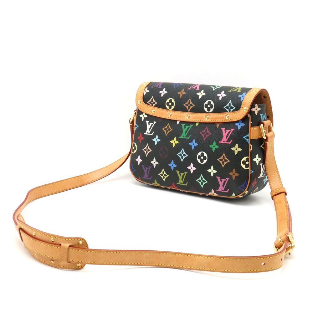 Louis Vuitton Multicolor Bag Crossbody Sologne Black Noir Shoulder Monogram
